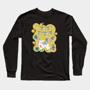 Kitty Pony Party Time Long Sleeve T-Shirt